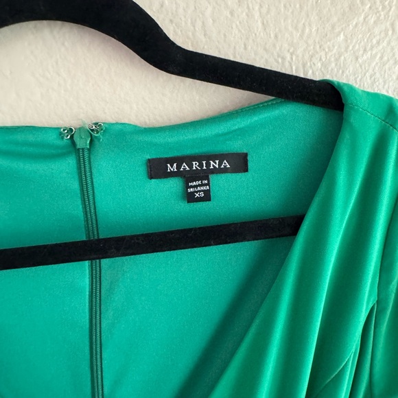 Marina Emerald Green Dress - Extra Small - Picture 4 of 5